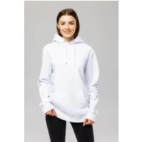 Sleeve Hoodie White L Hoodie Tops Unisex Genderless Sustainable