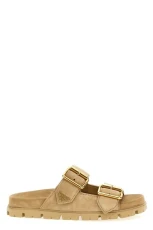 Slider sandals Beige Size