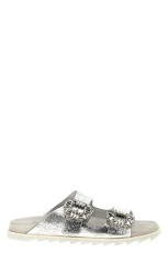 Slidy Viv rhinestone sandals Silver Size Slidy Viv rhinestone sandals Silver Size