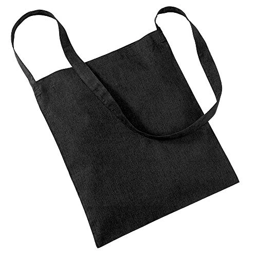 Sling Tote Bag - 8 Litres (Pack of 2) (One Size) (Black)