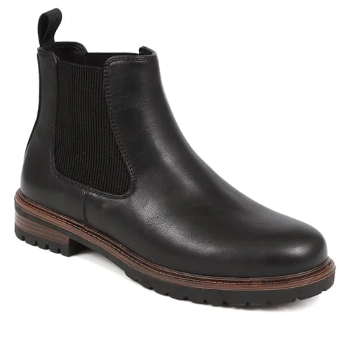 Slip-On Chelsea Boots - Black Size 4
