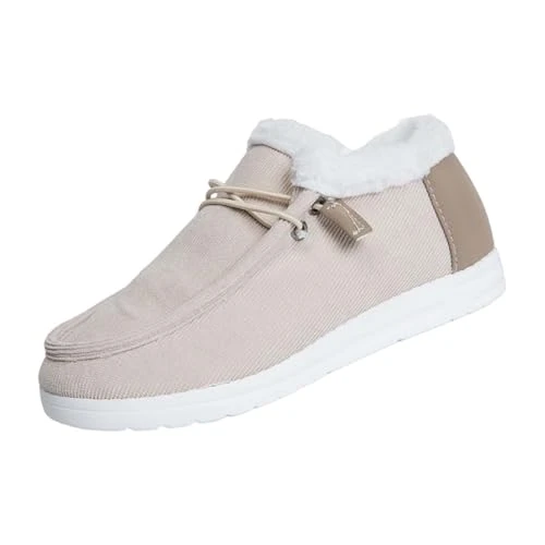 Slipper Women Slip on Winter House Sliders Knit Collar Slippers Closed-Back Slipper Sole Rubber Shoes Memory Foam Soft Mule Comfortable Anti-Skid Lightweight Slides