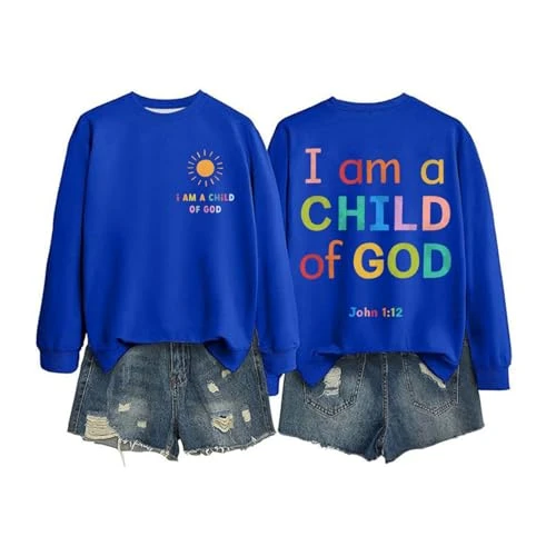Slogan Sweatshirt Ladies Funny Xmas Jumpers Jumpers for Women Longline Gilet Womens Bomber Jacket Women Women Zip Up Hoodie Fur Collar Cardigan Womens Teddy Coat （Blue, XXL
