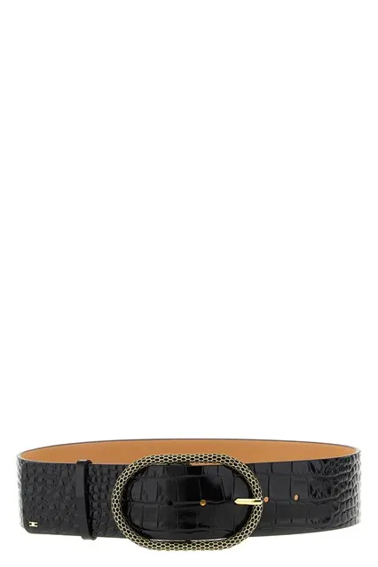 Snake buckle belt - Black