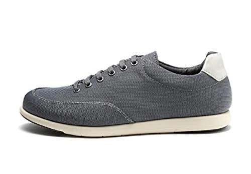 Sneaker Men's Leather/Fabric 11J4 Grey Size: 10.5 UK