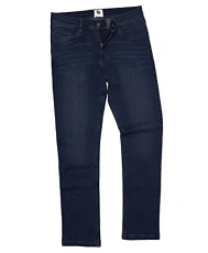 So Denim SD001 Mens Leo Straight Jeans - Dark Blue Wash - 28 Long So Denim SD001 Mens Leo Straight Jeans - Dark Blue Wash - 28 Long