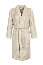 SOCKSHOP Ladies Fleece Dressing Gown Pack of 1 (UK, Alpha, S, XL, Regular, Regular, White Sand)