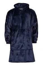SOCKSHOP Mega Hoodie - Mens, Womens, Unisex, Oversized, Fleecy, Warm & Cosy, Soft, with Pocket 1 Pack One Size Navy