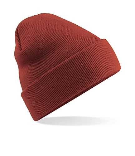 Soft Feel Knitted Winter Hat (One Size) (Orange Rust)