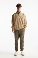 Soft Knit Joggers - Khaki