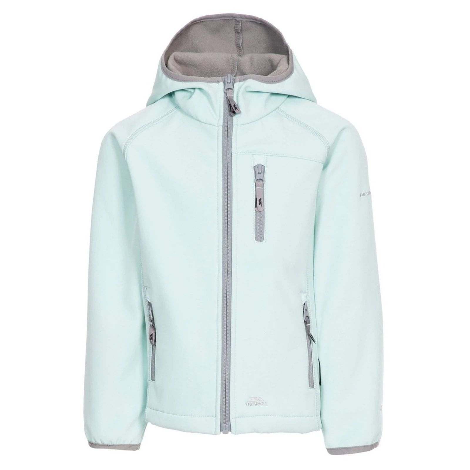 Soft Shell Jacket Kian Polyester Pale Mint - Blue