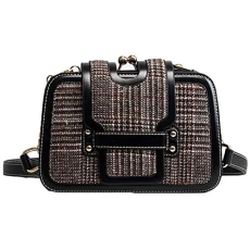 Soft Tassel Bags for Women Multi-Layer Cross Body Bag Women's Shoulder Handbags Black