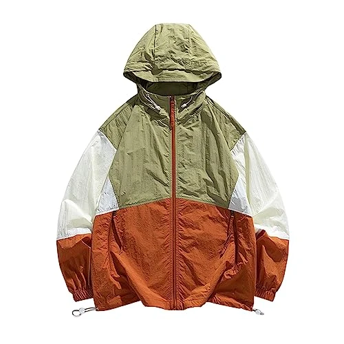 Softshell Jacket Men's Waterproof Men's Summer and Autumn Sun Protection, Wind and Rainproof, Outdoor Sports, Casual, Breathable Jackets, Business Men's Black Sweat Jacket Men, red, XXL