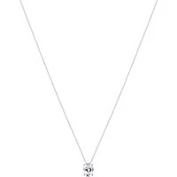 Solitaire Square Necklace - 45cm