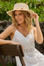 Solstice Weave Straw Hat - Neutral