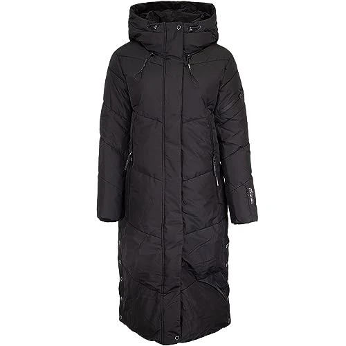 Sonje Women's Winter Jacket Coat, black, L