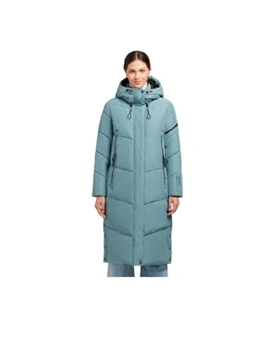 Sonje5 Women's Winter Coat Rose Basics, Casual Wear, Streetwear, blue, S