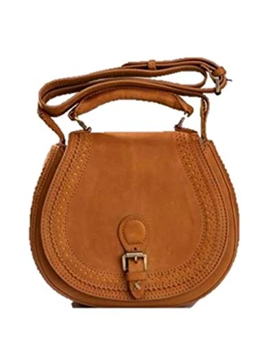 Spanish Leather Bag 209003 Tan One Size