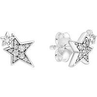 Sparkling Asymmetric Star Earrings