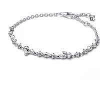 Sparkling Herbarium Cluster Chain Bracelet - 16cm