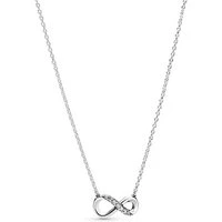 Sparkling Infinity Collier Necklace - 50cm