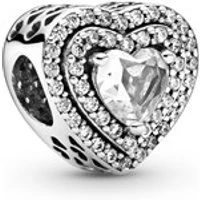 Sparkling Levelled Hearts Charm