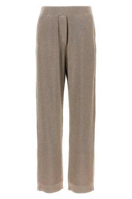 Sparkling pants Brown Size