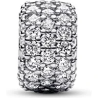 Sparkling Pavé Triple-row Charm