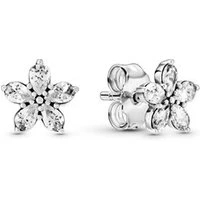 Sparkling Snowflake Earrings