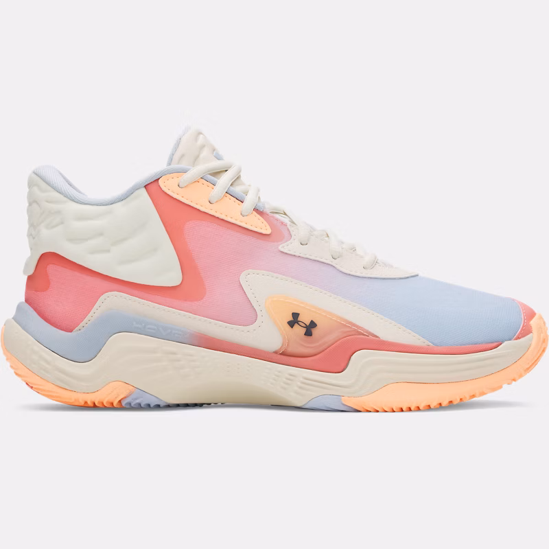 Spawn Mid Unisex Basketball Shoes Stone / Sun Kiss / Washed Navy 95 - Brown