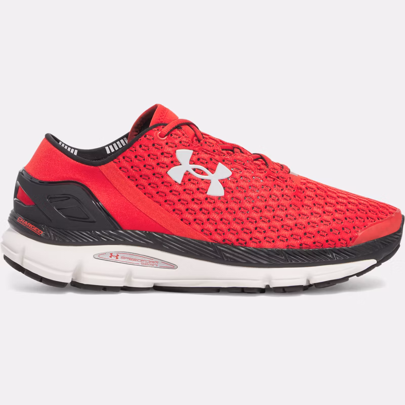 SpeedForm Gemini Unisex Running Shoes Red / Black / Black 75