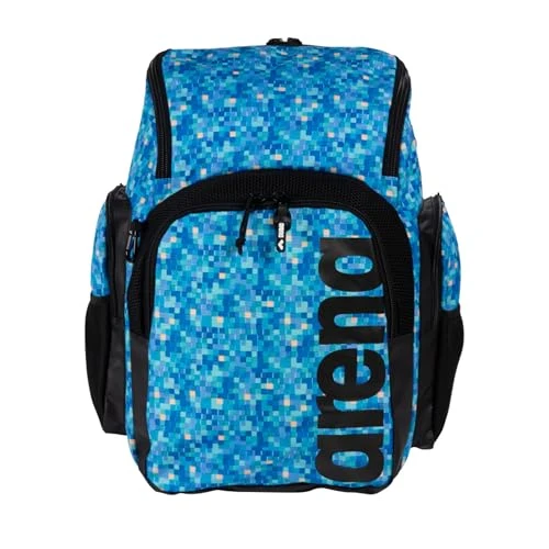 Spiky III Backpack 35 Unisex Travel Sports Gym Backpack for Men and Women, Training Gear Equipment Bag for Swimmers, 35 Liters, Pool Tiles