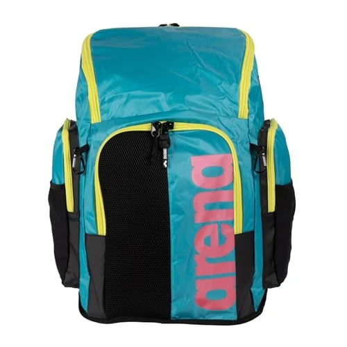 Spiky III Backpack 45 Swimming Athlete Sports Gym Rucksack Large Training Gear Equipment Swim Bag for Men and Women, 45 Liters, Peacock