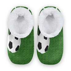 Sport Ball Football Soccer Field House Fleece Slippers Comfy Bedroom Shoes Anti-Slip for Men UK 8-9 Sport Ball Football Soccer Field House Fleece Slippers Comfy Bedroom Shoes Anti-Slip for Men UK 8-9