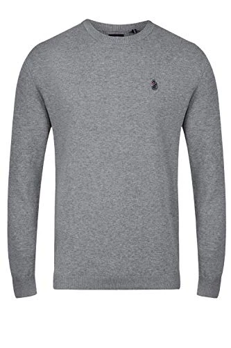 SPORT Radon Knit Crew Neck Sweatshirt | Mid Marl Grey Small