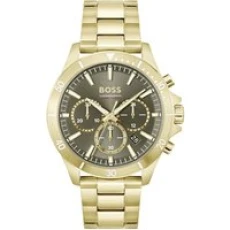 Sports Lux Troper Gold Chronograph Watch