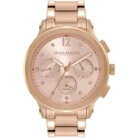 Sports Luxe Rose Gold Bracelet Watch