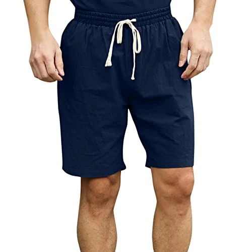 Sports trousers, men's shorts, summer, casual, short, drawstring, ruffled, fashion shorts, trousers,