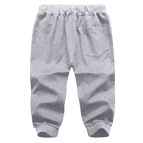 Sports Zip Three Pocket Trousers Cropped Men's Cotton Casual Extension Men's Trousers Suit Trousers 