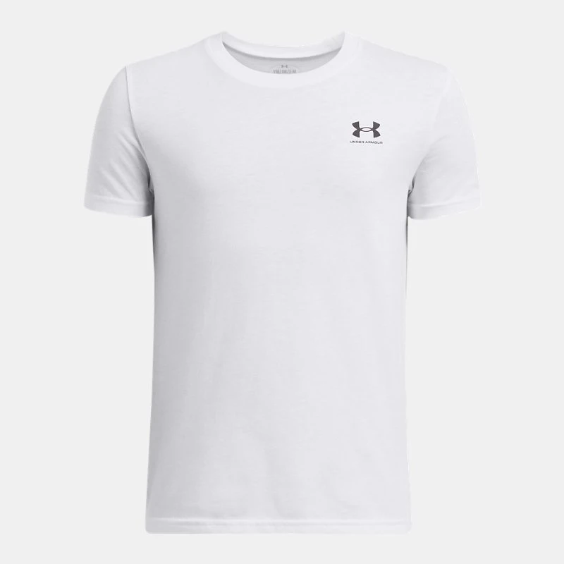 Sportstyle Boys Short Sleeve White / Black YLG (59 in)