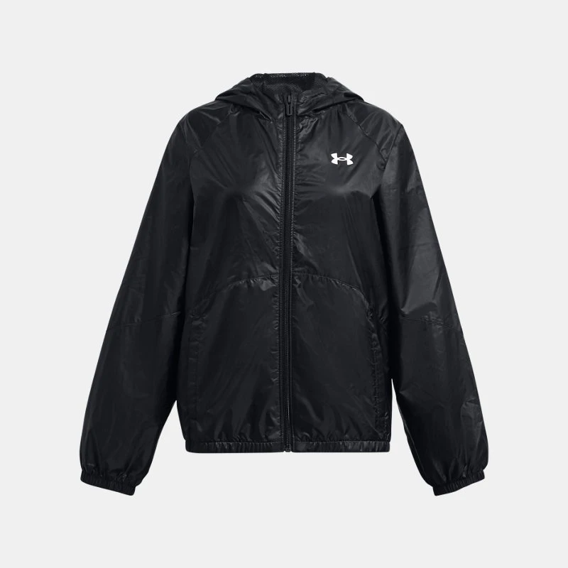 SportStyle Girls Windbreaker Black / White YXS ( in)