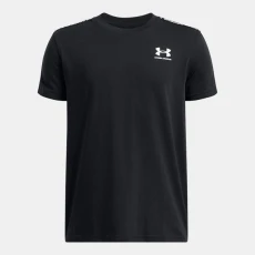Sportstyle Taped Boys Short Sleeve Black / White YLG (59 in)