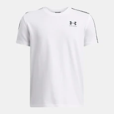 Sportstyle Taped Boys Short Sleeve White / Black YLG (59 in)