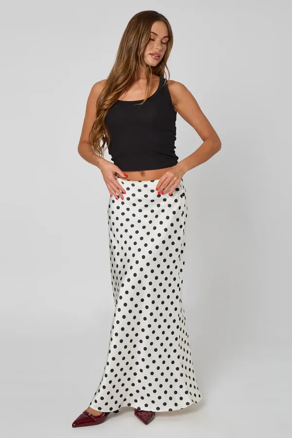 Spot Maxi Skirt 8
