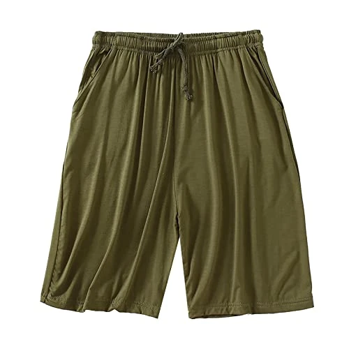 Spring Deals Mens Shorts Men's Shorts Beach Shorts Male Summer Sports Short Quick Drying Shorts Reflective Marker Drawstring Loose Short Zipper Pocket Short Shorts Men Ladies Gift