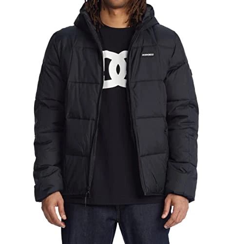 Square Up - Quilted Puffer Jacket for Men - Men Black
