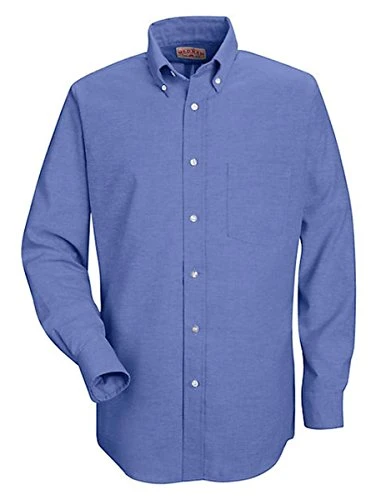 SR70 Men's Long Sleeve Executive Oxford Dress Shirt French Blue 15.5 Neck x 34 Sleeve (US)