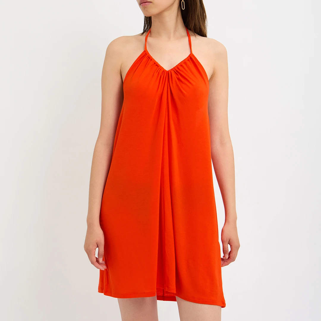 ST Yasmin short dress EXT - Orange