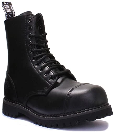 Stag CS Steel Toe 10 Eyelet Lace up Boot Black Size: 10 US