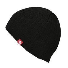 Stagger, Black, Knitted Hat for Men, Black